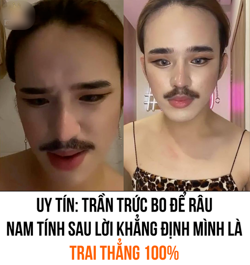 Sau tuyên bố là trai thẳng sẽ cưới vợ trong vài năm tới, Trần Đức Bo tiếp tục gây sốc cho khán giả khi khoe hình ảnh để râu rậm rạp.