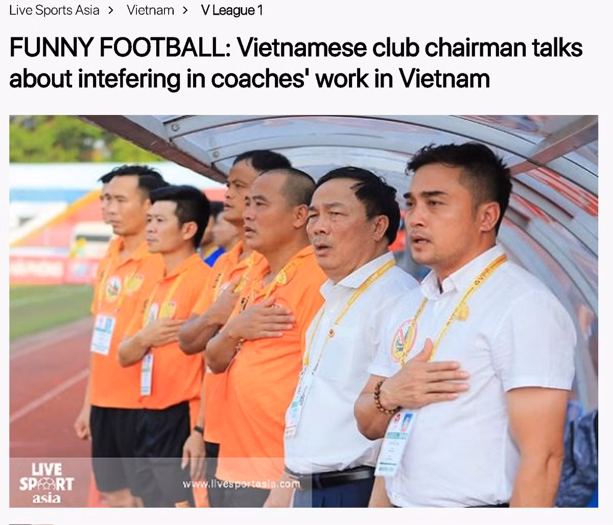 Bao chau A bat ngo mia mia ong bau V.League tranh quyen HLV