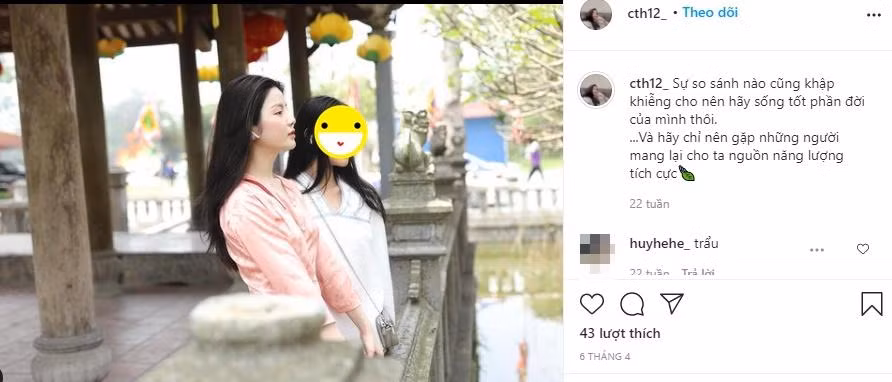 Bạn gái tin đồn Quang Hải bàn về sự so sánh và cho rằng chỉ nên sống tốt phần của mình.