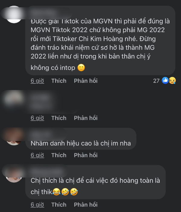 Hậu MGVN 2022, Hoàng Kim Chi đã hoạt động năng nổ hơn khi tích cực tham gia các sự kiện và gameshow.