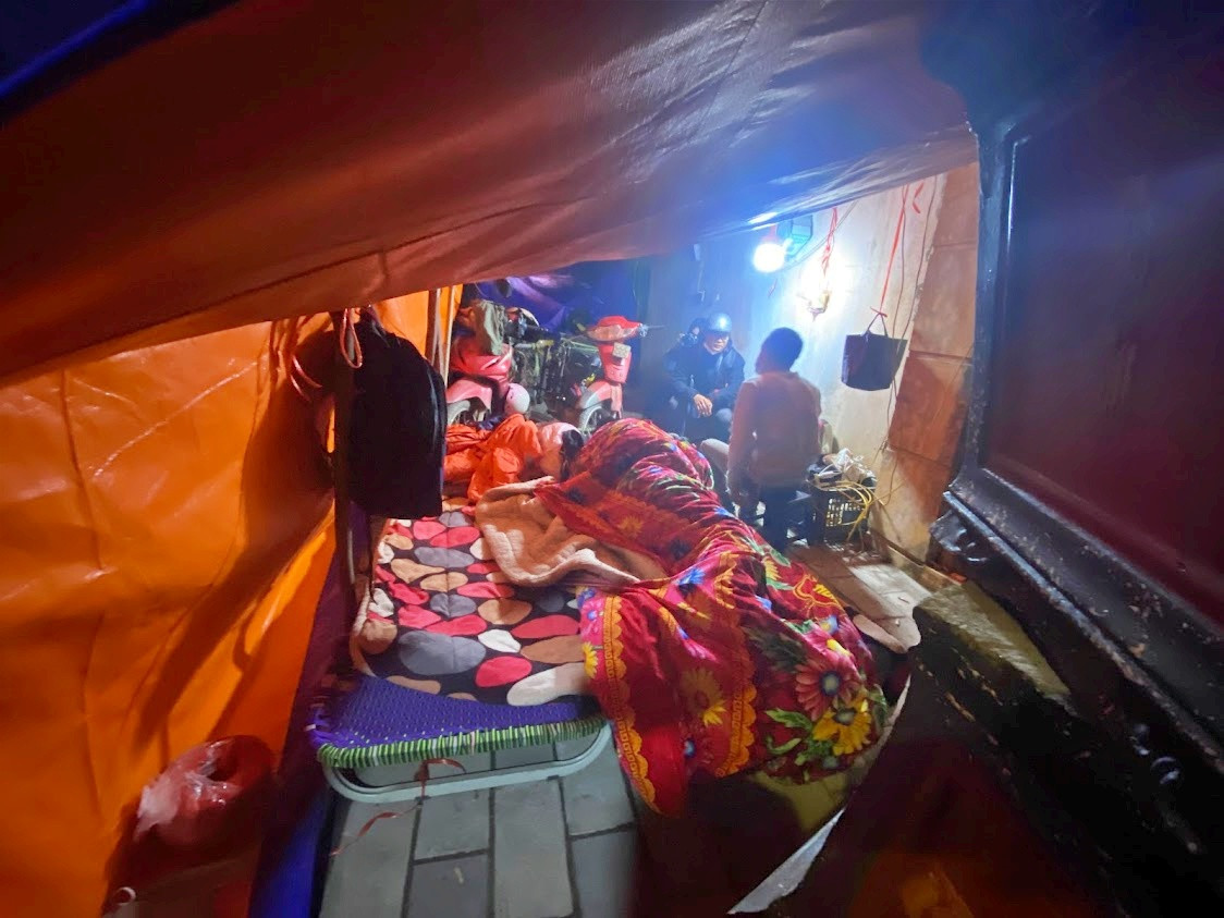 Anh chỉ nhập khoảng 100 chậu cây, bằng 1/2-1/3 năm trước. Giá mỗi chậu và cây quất của anh từ 2-3 triệu đồng.