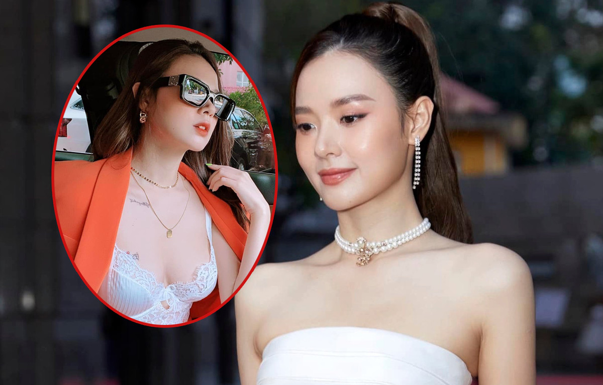 Hoá ra hình xăm của Midu thực chất chỉ là hình dán nên cô có thể thoải mái diện mọi lúc mọi nơi.