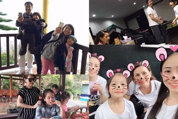 Qua đây có thể thấy, Joyce Phạm nổi bật như vậy là được thừa hưởng nét đẹp từ phụ huynh.