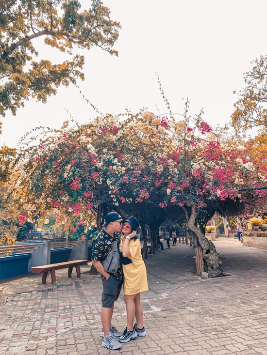 Chủ nhân của album ảnh du lịch tại gia này là của cặp vợ chồng có tên Việt Hoàng (25 tuổi) và Hương Giang (23 tuổi).