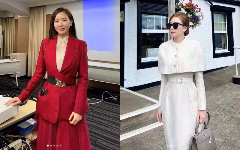 Đặc biệt, Phương Bora luôn khéo léo nhấn thêm nét sexy cho tổng thể thông qua từng đường cắt cúp hay phom dáng của trang phục.