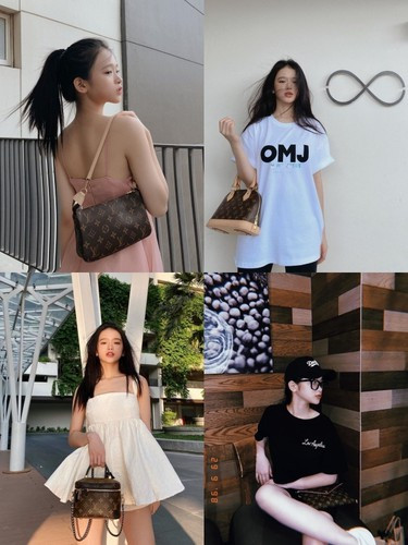 Hơn thế nữa, Linh Ka cũng chăm chỉ dùng đồ hiệu đắt đỏ hơn.