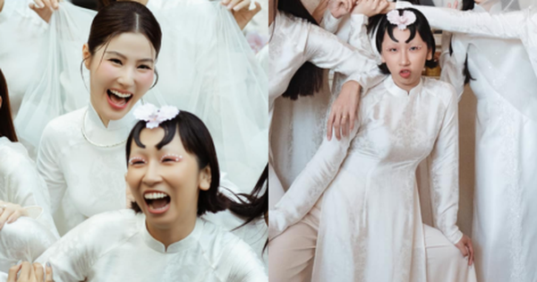 Thay vì tạo dáng xinh đẹp nhất, Trang Hý lại biến mình thành nhân vật tấu hài với cách tạo dáng chẳng giống ai.