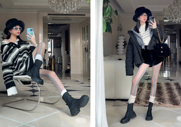 Trên trang cá nhân, mẹ bầu Lizzy cũng thường xuyên đăng các hình ảnh xuyên suốt thời gian mang bầu của mình. Có thể thấy, dù đang trong thời kỳ bầu bí mệt mỏi, vất vả nhưng cô vẫn luôn dành thời gian chăm sóc, yêu thương bản thân để luôn xuất hiện xinh đẹp nhất khi ra ngoài. Những hình ảnh này cũng là một kỷ niệm đẹp để cô có thể nhìn lại sau khi em bé chào đời.