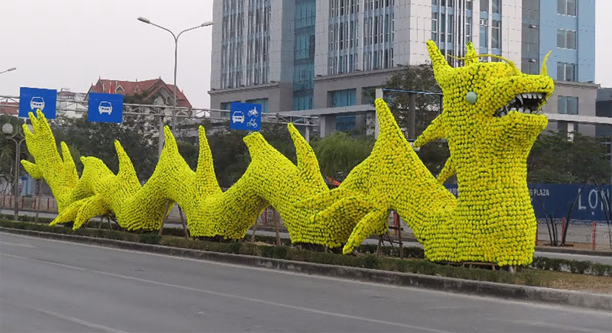 Năm 2017, linh vật rồng mang tên Pikalong tại Hải Phòng từng gây bão trên MXH.