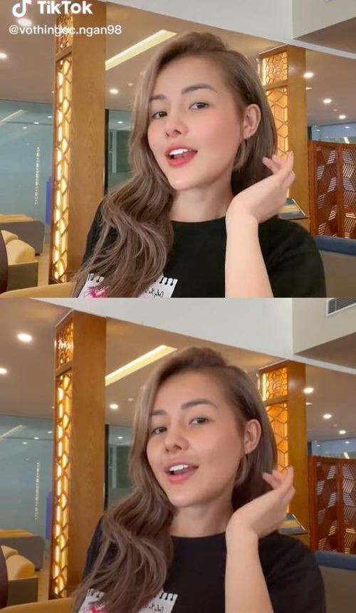 Đi kèm với bức ảnh trên, hot girl Ngân 98 còn để lại dòng trạng thái: "No app no makeup nó như thế nào".