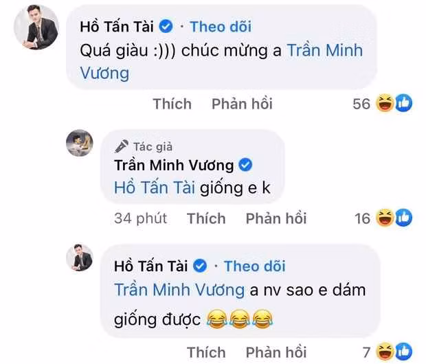 Dưới phần bình luận, nhiều đồng đội tại đội tuyển Quốc gia lẫn CLB cùng NHM đã nhanh chóng để lại lời chúc mừng Trần Minh Vương.