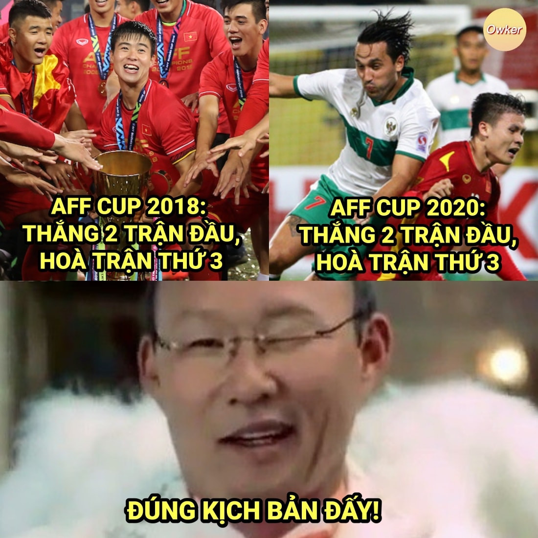 Đội tuyển Việt Nam đang đi đúng hành trình lên ngôi vương giống tại AFF Cup 2018.
