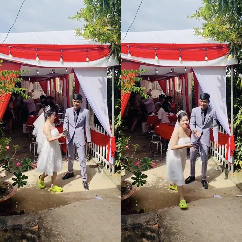 Thực tế đây không phải là cô dâu duy nhất quyết định mặc cả váy cưới ra nhận hàng ship. Đối với họ, thà bỏ vài phút của bản thân còn hơn là bom hàng, khiến shipper phải đi lại nhiều lần.