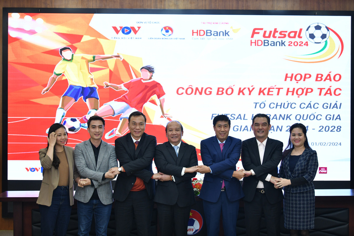 Giai Futsal Quoc gia cong bo nha tai tro giai doan 2024-2028