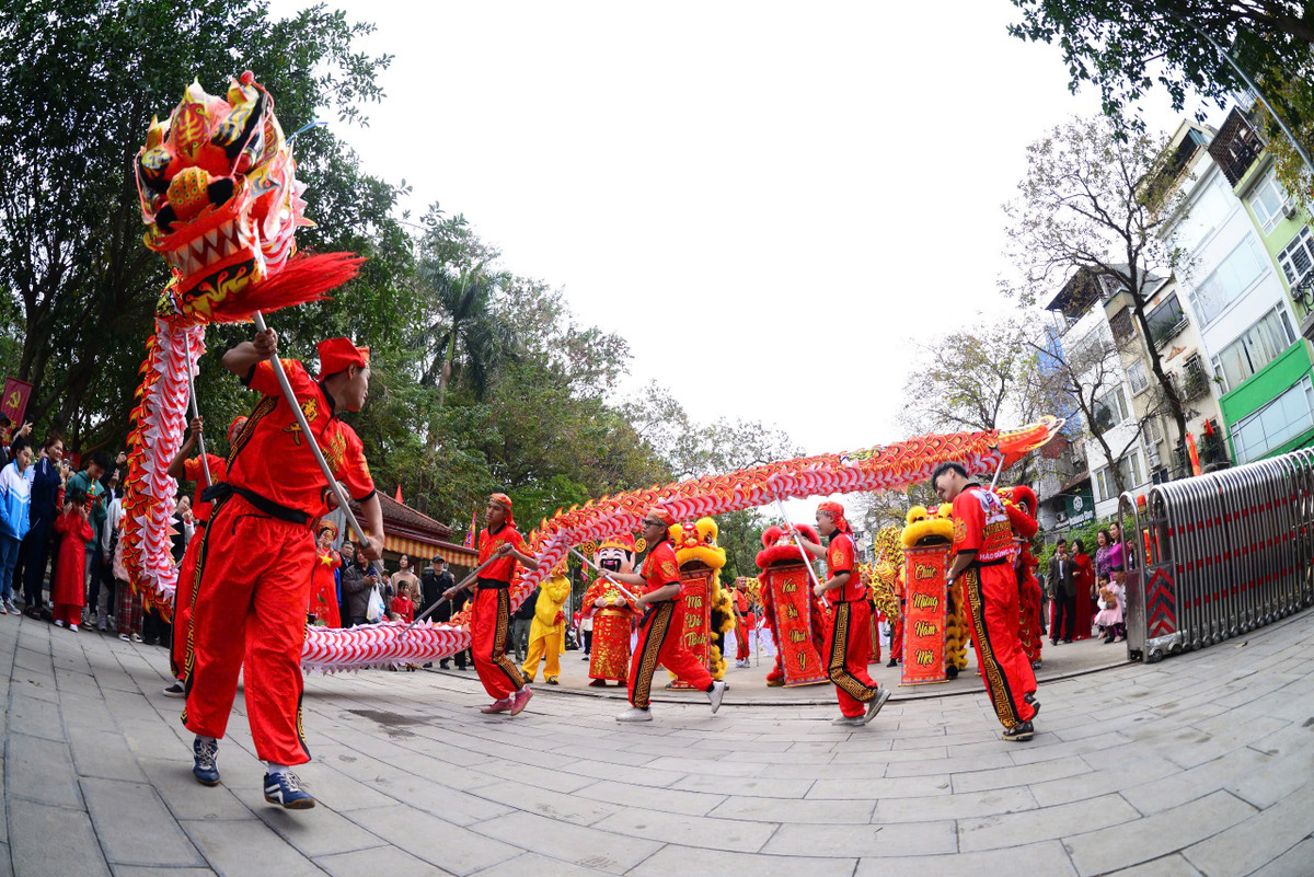 Lễ Rước kiệu tại Lễ hội Gò Đống Đa 2025.