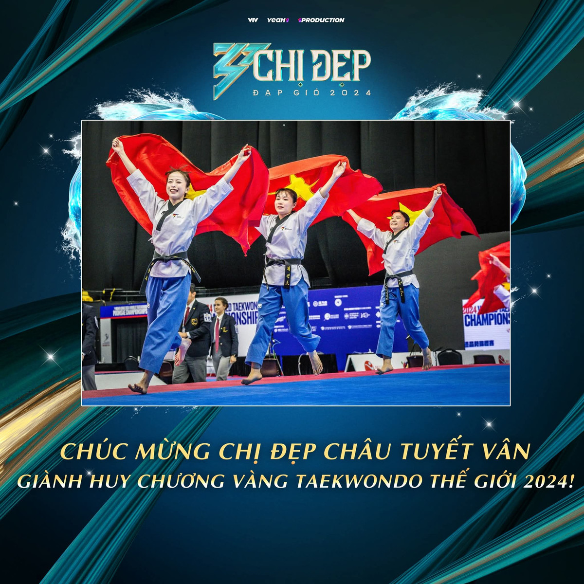 Ngay sau khi nhận được thông tin, trên trang fanpage của chương trình "Chị đẹp đạp gió 2024" đã có bài viết chúc mừng "chị đẹp" Châu Tuyết Vân với thành tích sáng chói này.