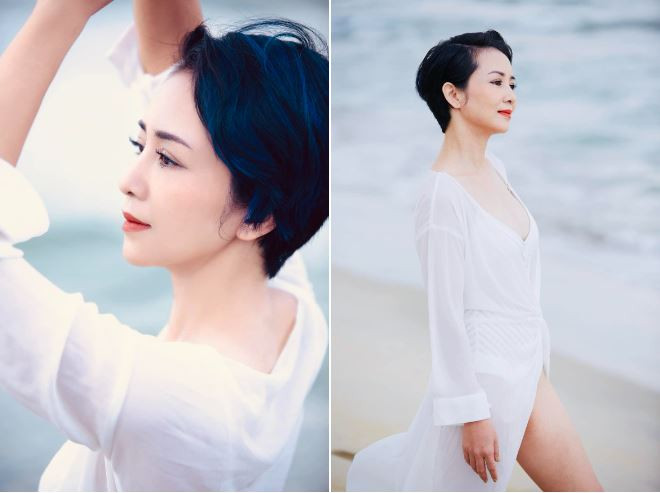 Ở tuổi 45, Nguyễn Thúy Hiền lựa chọn cuộc sống làm mẹ đơn thân vui vẻ, yêu đời. Thời còn trẻ, cô còn được ca ngợi là "hoa khôi Wushu" nhờ gương mặt xinh đẹp, đường nét hài hòa, thanh tú.