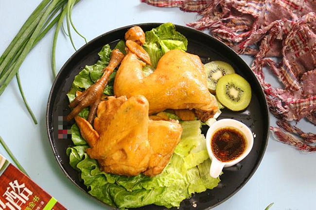 Luoc ga trong noi com dien, khong can nuoc, thit van thom ngon-Hinh-8