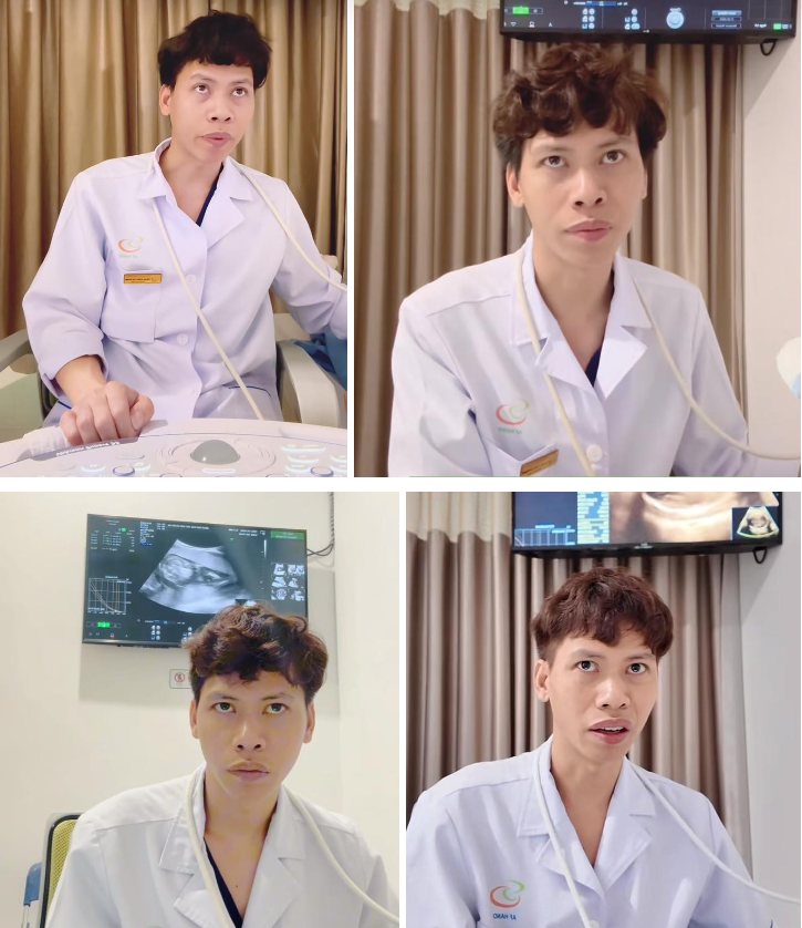 Anh Khanh thường chia sẻ các video hữu ích về sức khỏe sinh sản trên mạng xã hội, nhằm nâng cao kiến thức cho cộng đồng.