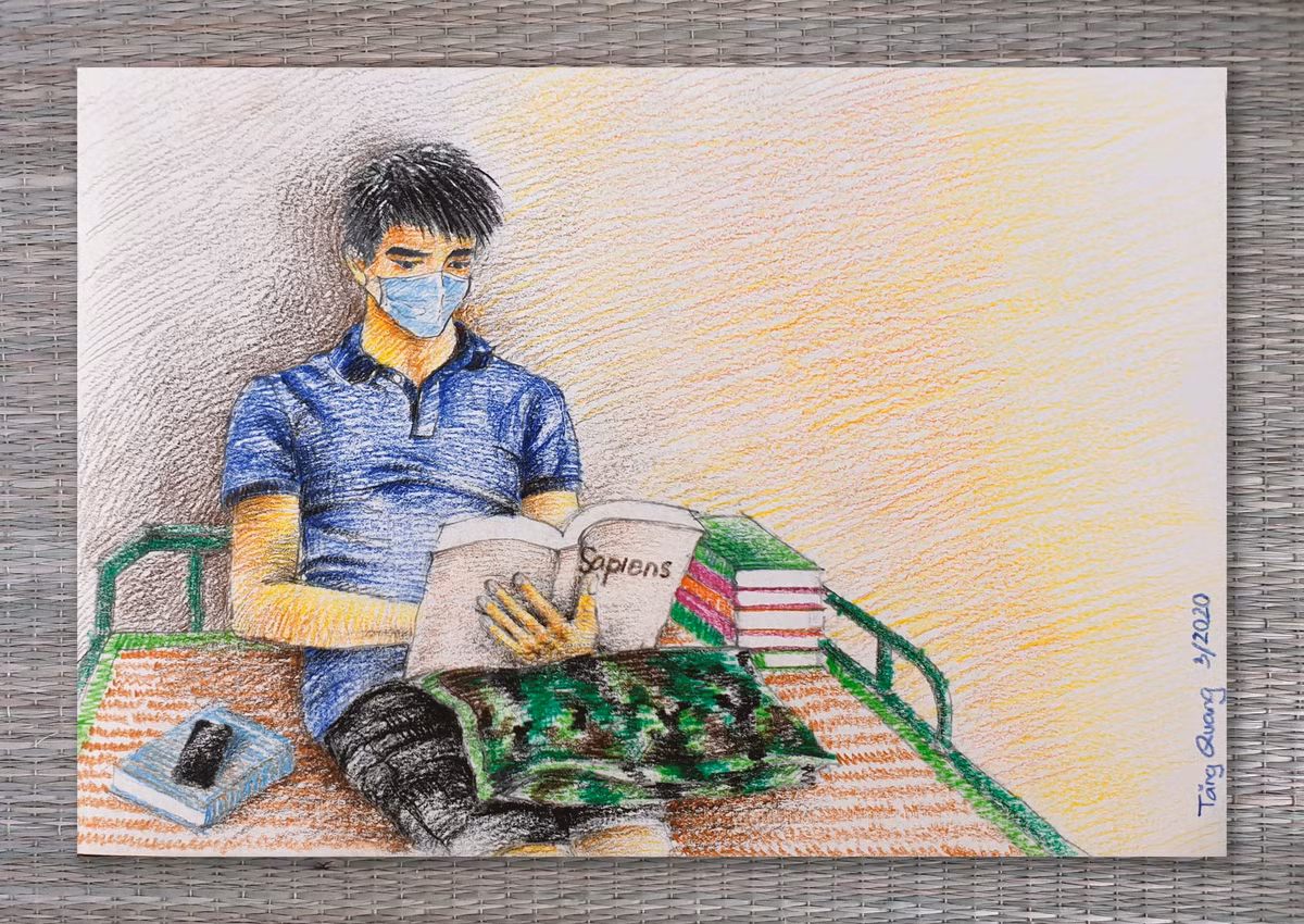 Trong cuộc chiến đẩy lùi dịch bệnh Covid-19 này, chúng ta đều đã gặp phải quá nhiều khó khăn. Vì vậy mỗi người hãy biết cảm thông, dành lời động viên đến những người hùng nơi "tiền tuyến" nhé!" - Tăng Quang nhắn nhủ.