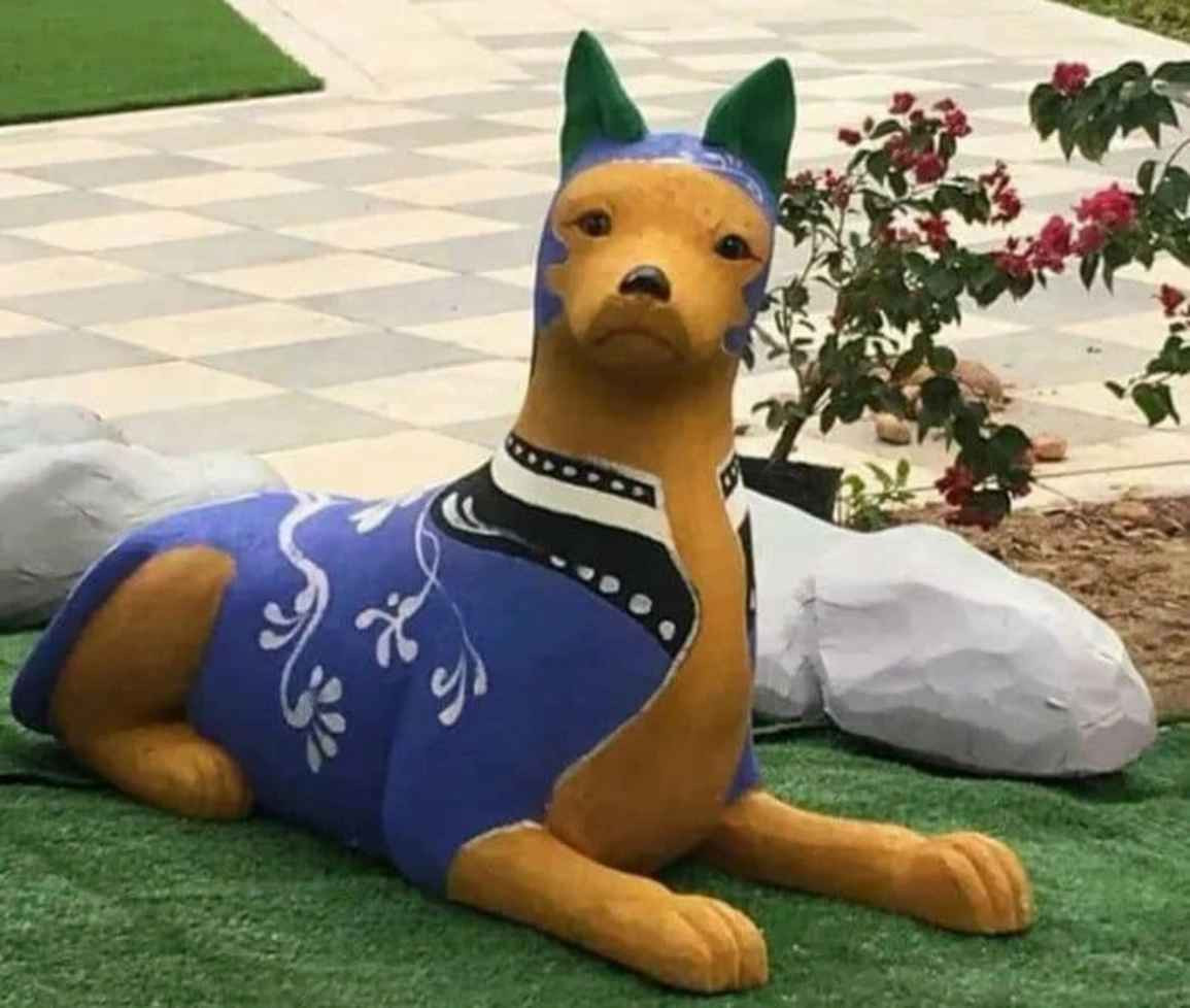 Linh vật năm Tuất được liên tưởng tới... Ai Cập cổ đại.