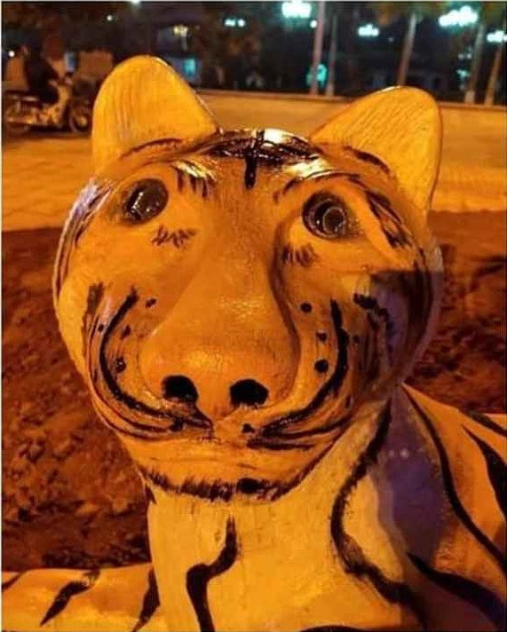 Không ít bạn đọc đồng tình và cho rằng, hổ mùa Covid-19 chỉ như vậy thôi. "Ba năm dịch bệnh, đến người còn không có ăn huống chi là hổ, nên nó nheo nhóc là đúng", độc giả Tạ Quang Mùi nói vui.