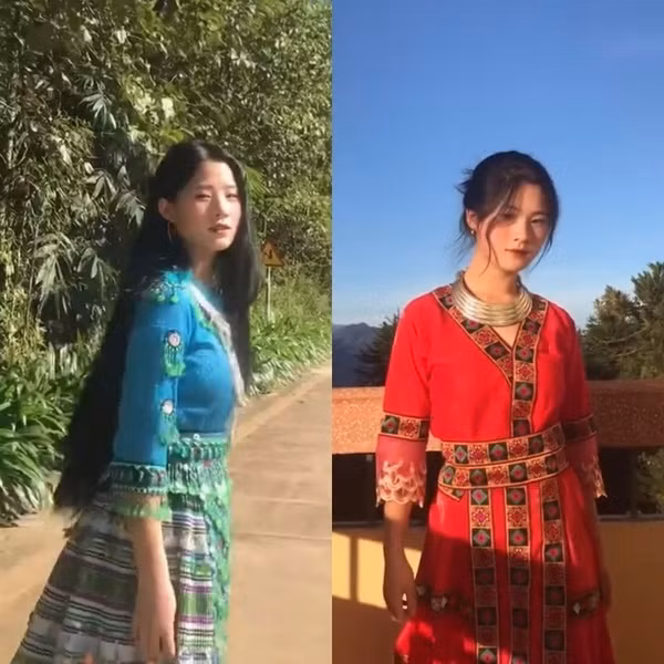 Ngay lập tức, nhan sắc trong trẻo, rạng ngời "sơn nữ Sapa" đã "va vào ánh mắt" của mọi người.