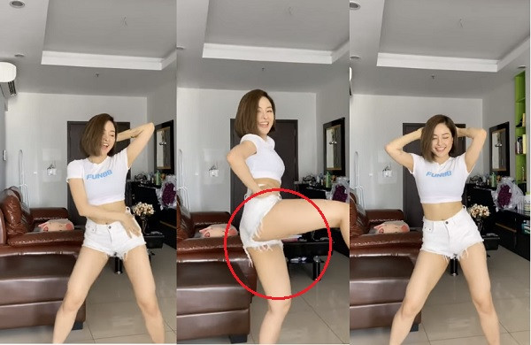 Mới đây hot girl Trâm Anh có cập nhật hình ảnh trên trang cá nhân. Người đẹp diện thiết kế váy hai dây màu đỏ nổi bật giữa không gian đêm tại Singapore.