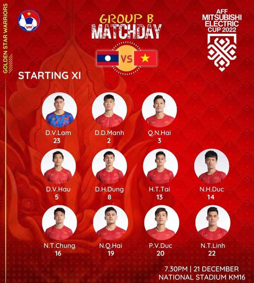 Lao 0-6 Viet Nam: “Chien binh Sao Vang” thi uy tai AFF CUP 2022-Hinh-13
