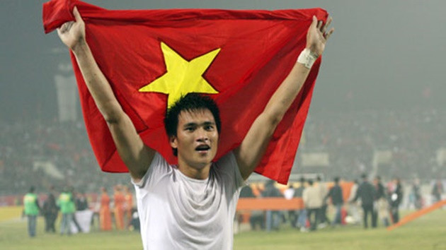 Dấu ấn của Công Vinh là cùng ĐT Việt Nam vô địch AFF Cup 2008.
