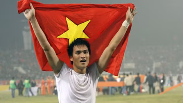Dấu ấn của Công Vinh là cùng ĐT Việt Nam vô địch AFF Cup 2008.