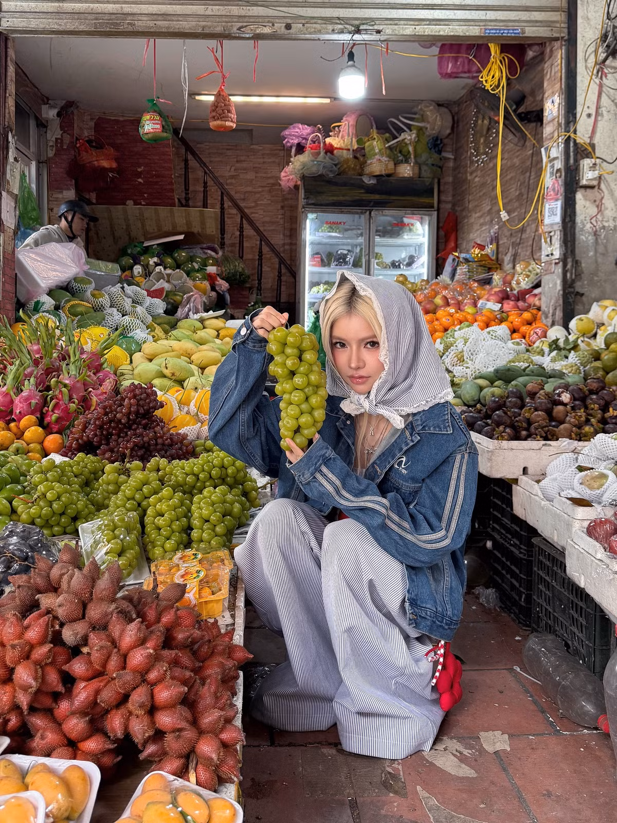 Ngoại hình của cô nàng hot girl TikTok càng thêm sắc sảo, cuốn hút ở những bức ảnh đăng tải.