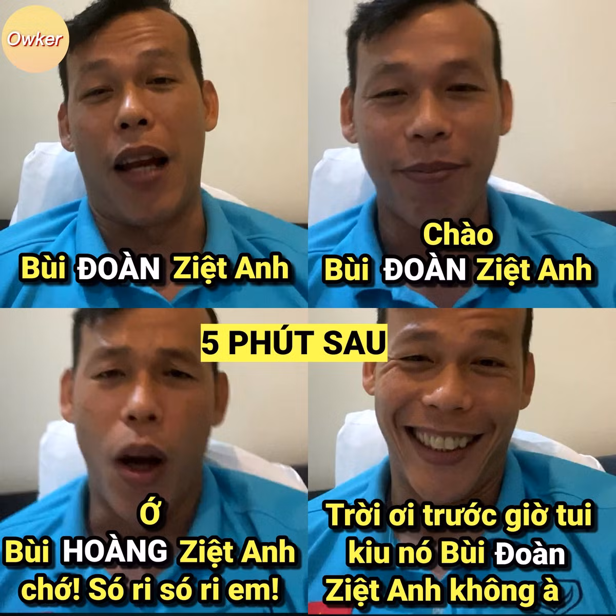 Cơ mà trong mắt netizen thì Tấn Trường ở phiên bản nào cũng cực kì mặn mòi và hài hước với nụ cười tươi roi rói.