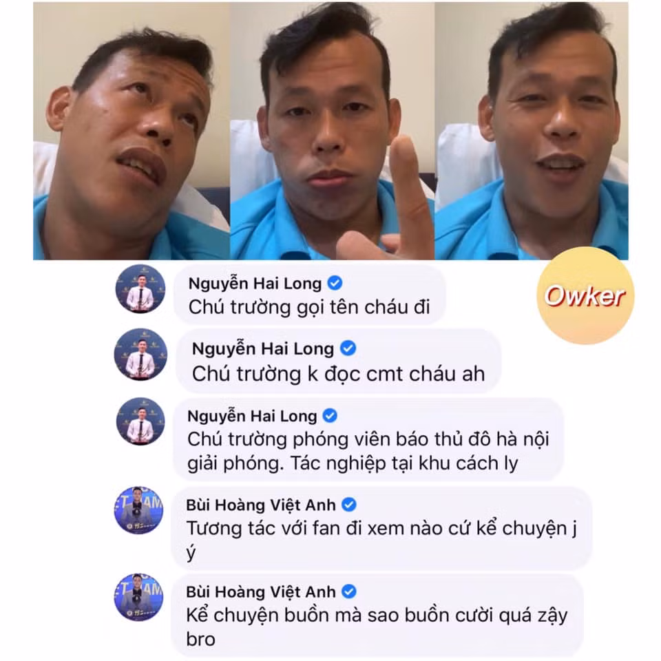 Còn lúc bình thường Tấn Trường chuẩn menly với làn da bánh mật.