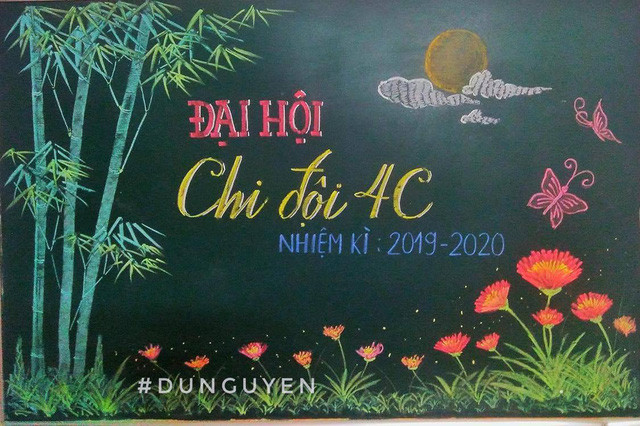 Thầy giáo trẻ với những tác phẩm vẽ lên bảng bằng phấn y như thật có tên Nguyễn Huy Du hiện đang công tác tại trường Tiểu học Nghĩa Hưng, huyện Vĩnh Tường, tỉnh Vĩnh Phúc.