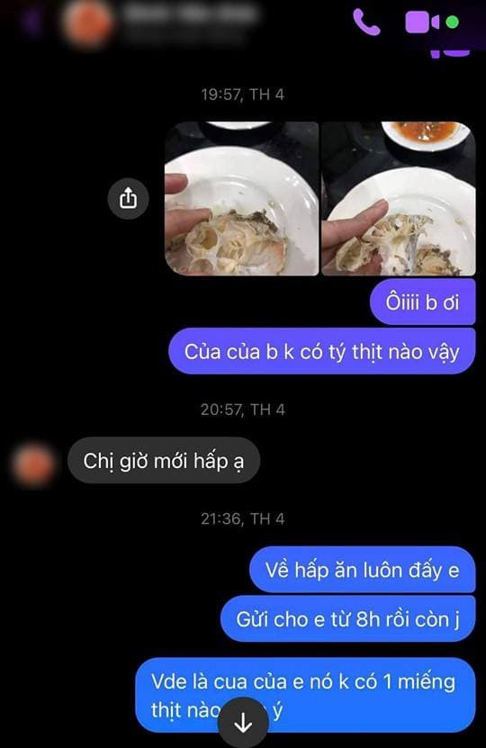 Tránh trường hợp để cua bị ngập nước hay bọc trong túi kín vì cua sẽ dễ chết và khi chế biến thịt sẽ không còn săn chắc, tươi ngon.