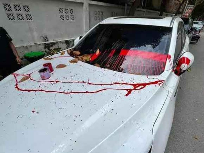 Trước đó, không ít lần netizen chứng kiển cảnh những chiếc xế hợp bị tạt sơn vì lỗi đỗ xe không đúng quy định.