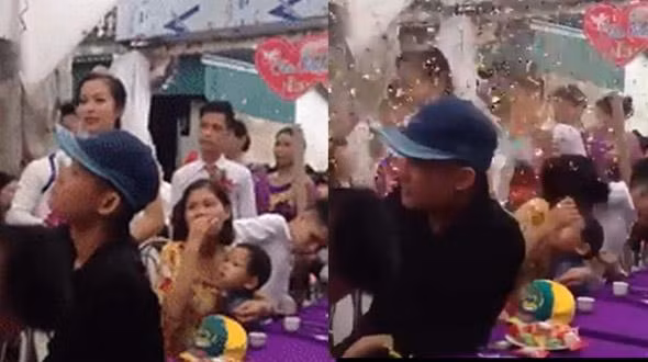 Trước đó trên MXH, không ít lần dân tình phải chứng kiến cảnh bắn pháo giấy trong đám cưới khiến những mâm cỗ ngập xác pháo và gần như phải bỏ đi.