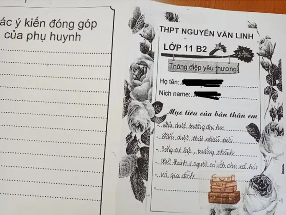 Cụ thể, ngoài việc chia sẻ về những cô cậu học trò đang trong độ tuổi bước vào đời thì cô giáo đã tạo một bầu không khí yêu thương giữa phụ huynh và học sinh.