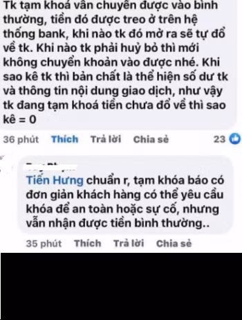 Ngay sau câu hỏi của netizen, các thành viên khác am hiểu về nghiệp vụ ngân hàng nhanh chóng đưa ra câu trả lời.