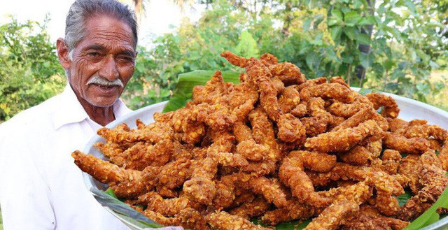 Cụ ông Narayana Reddy, 73 tuổi, sống ở Telangana, Ấn Độ, là nhân vật chính của kênh Grandpa Kitchen.