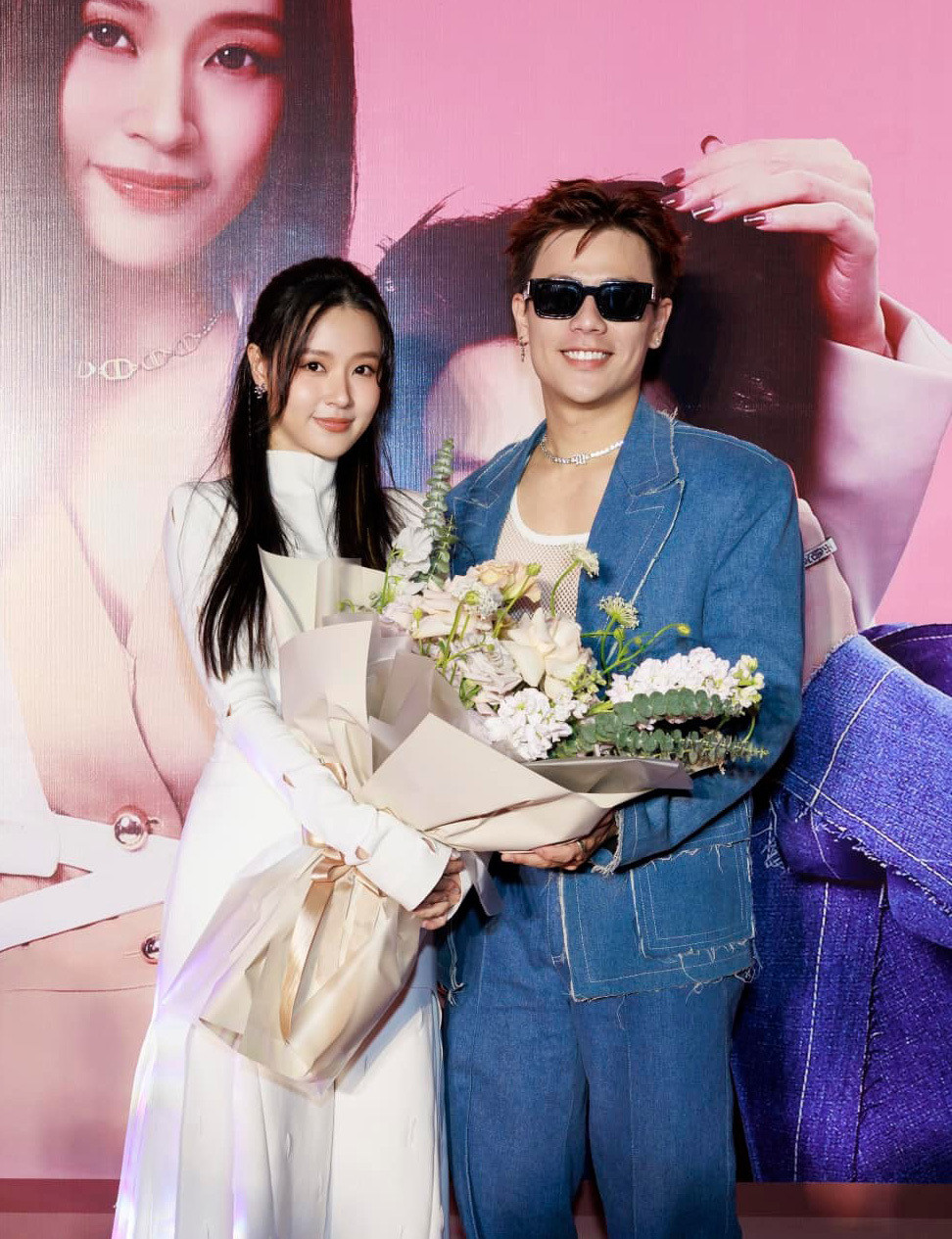 Midu vướng tin đồn tình cảm với Trần Anh Huy. (Ảnh: FB Trần Anh Huy)