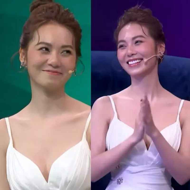 Cuối cùng, Kim Chi được se duyên cùng một nam khách mời khác có tên Thành Long.