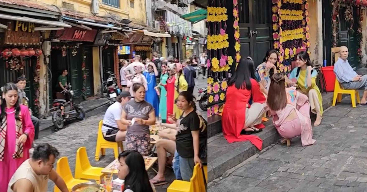 Tạ Hiện thu hút giới trẻ với những hoạt động vui chơi, ăn uống về đêm. Ban ngày, nơi đây cũng đón nhiều du khách hay các cặp đôi tới chụp ảnh cưới, ảnh kỷ niệm nhờ bối cảnh kiến trúc cổ kính.