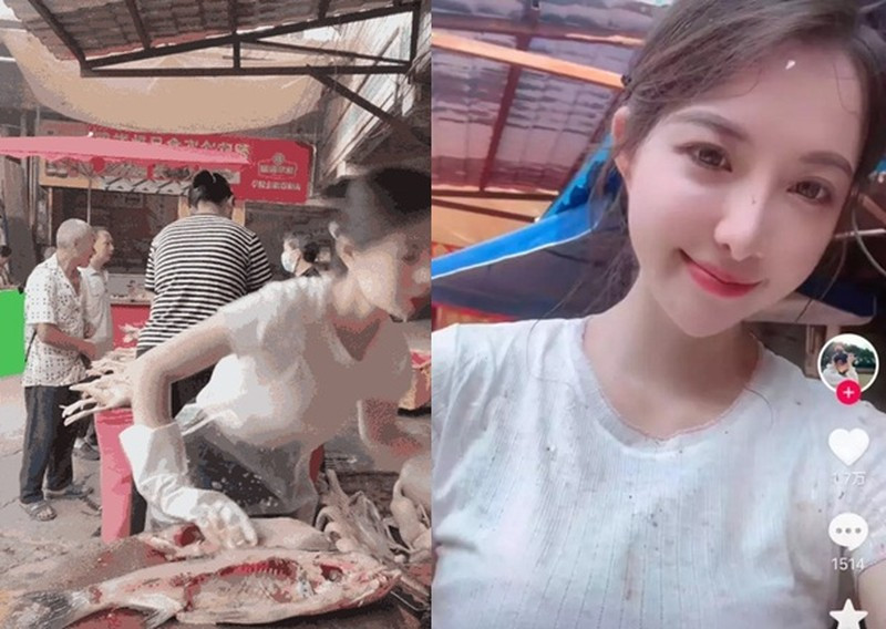 Hiện tại, Yumei thường xuyên livestream công việc ở quầy bán cá, mỗi lần đều thu hút 20.000 - 300.000 người xem và con số vẫn đang tiếp tục tăng thêm.