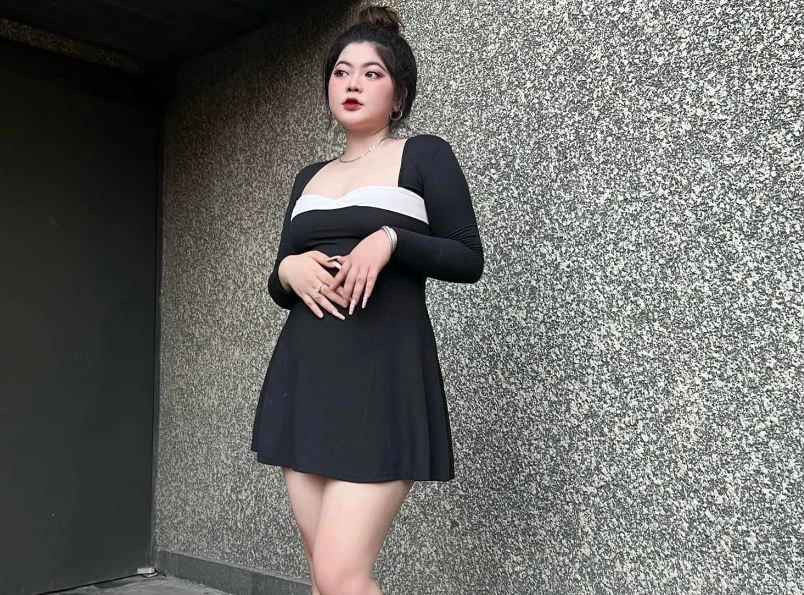 Tú Quyên luôn tự tin với dáng vóc của mình, không quan tâm những lời đàm tiếu xung quanh.