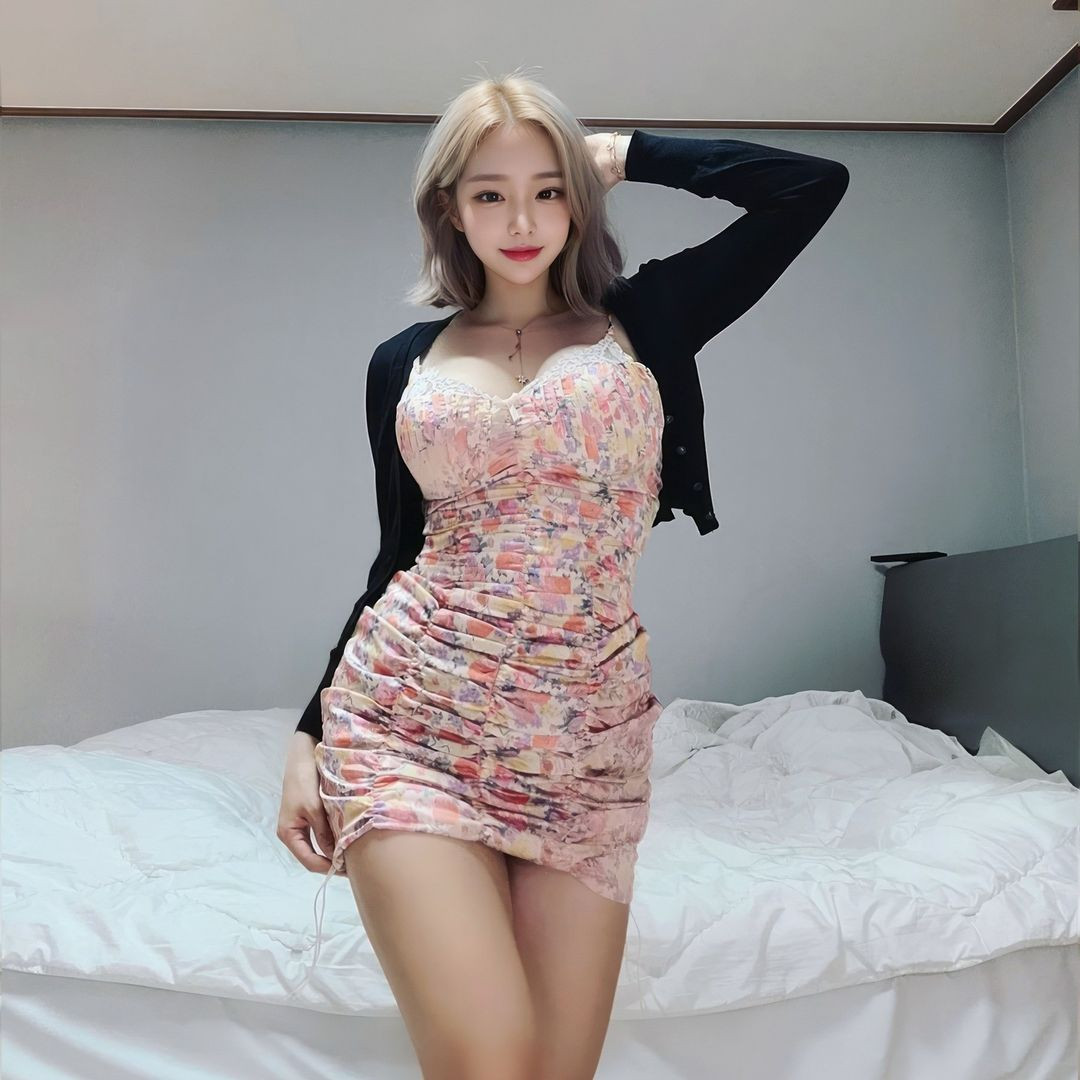 Khuôn mặt của cô nàng thon gọn, hài hòa như búp bê sống.