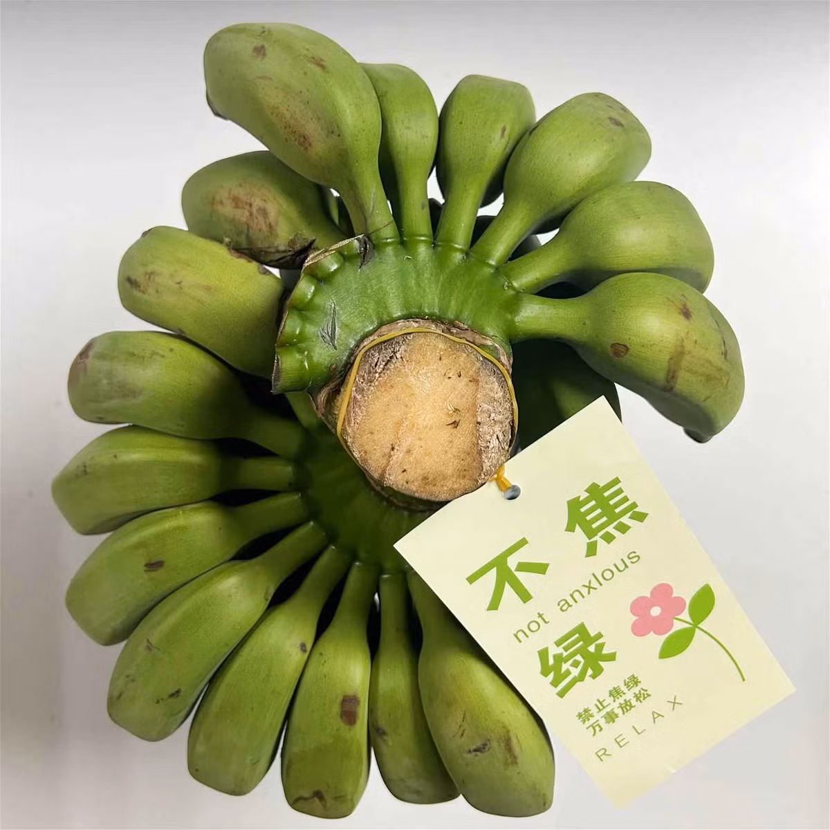 Trong một số bức hình chia sẻ trên mạng xã hội, một số nhân viên đã khắc tên lên vỏ chuối, ngỏ ý muốn được ăn cùng khi quả chín. Nhưng có người lại viết những điều ước, mong khi trái chuyển vàng cũng là lúc mong ước thành hiện thực.