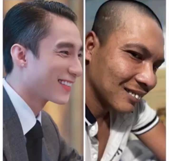 Người xem không khỏi bật cười vì góc nghiêng, chính diện và cả biểu cảm của Lộc Fuho đều bắt chước nguyên xi Sơn Tùng.