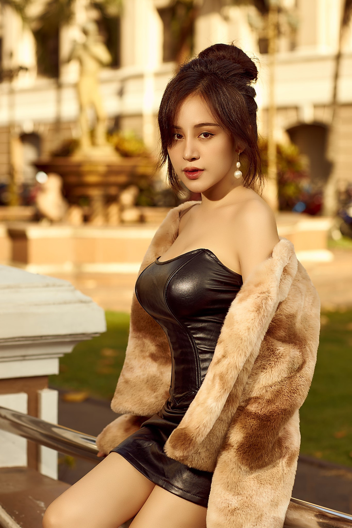 Nhắc về gu bạn trai, Huyền Anh cho biết cô dễ rung động trước một chàng trai tốt bụng và luôn tạo cho bạn gái cảm giác vui vẻ.